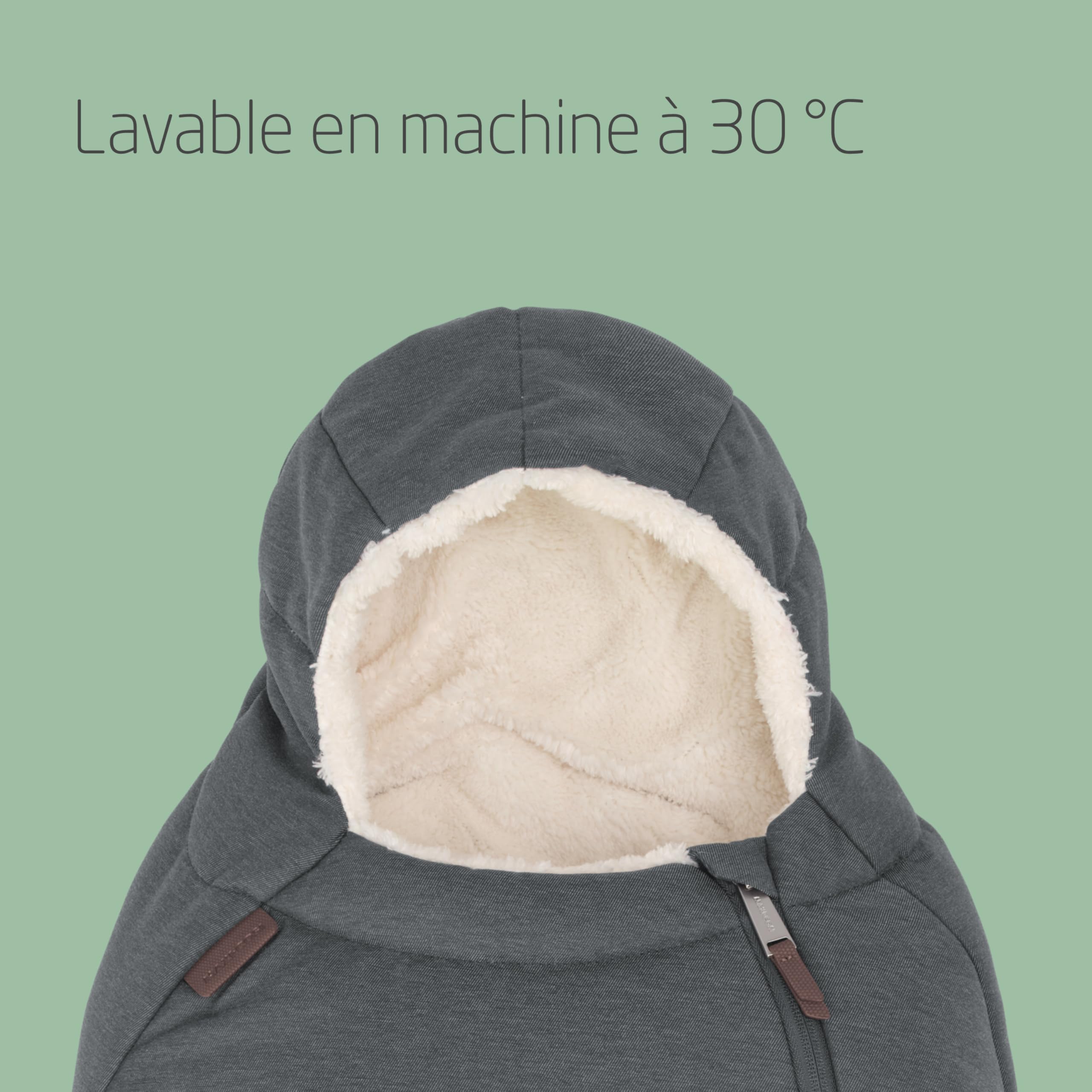 Maxi-Cosi Chancelière pour Cosy bébé (45–75 cm), Chancelière bébé, Confort, Facile et sûr, Tissus doux et robustes, Lavable en machine, Compatible avec sièges-auto bébé Maxi-Cosi, Twillic Graphite