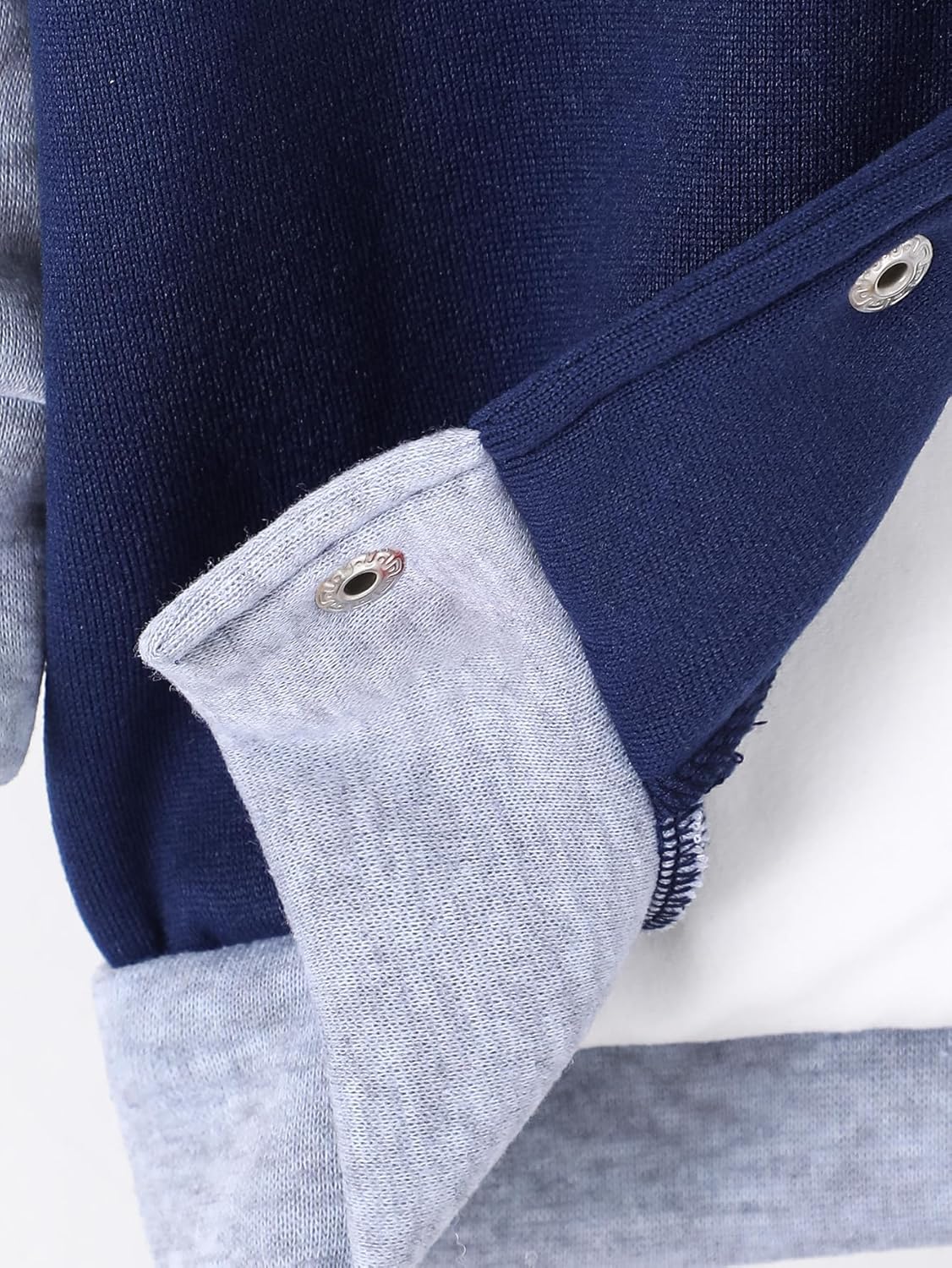 Ltvoo Boys 2 Piece Tracksuit Outfits Long Sleeve Button Hoodie Jacket and Sweatpants Jogger Pants Sportswear Sets for 4-7Y - Image 3