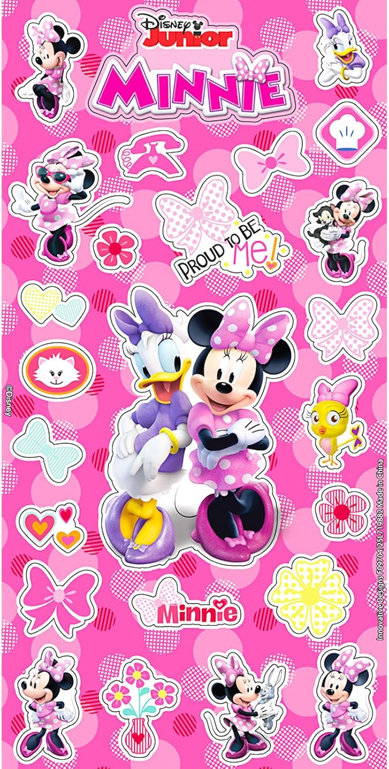 Disney Minnie Mouse Purse for Girls - Dress-Up Bundle with Stylish Girls' Handbag Plus Stickers, More | Minnie Mouse Accessories - Image 4