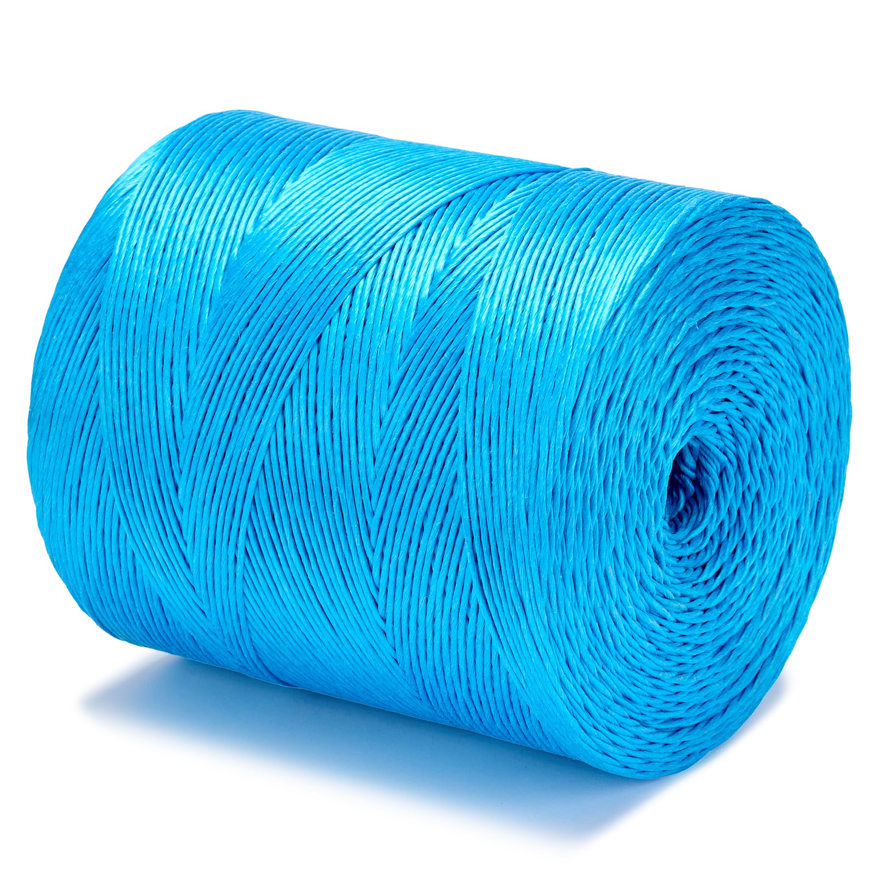 Ficelle agricole en Polypropylène, diamètre 3,2 mm, dévidage intérieur, longueur 1600 m, teinte bleue, Flandria P350