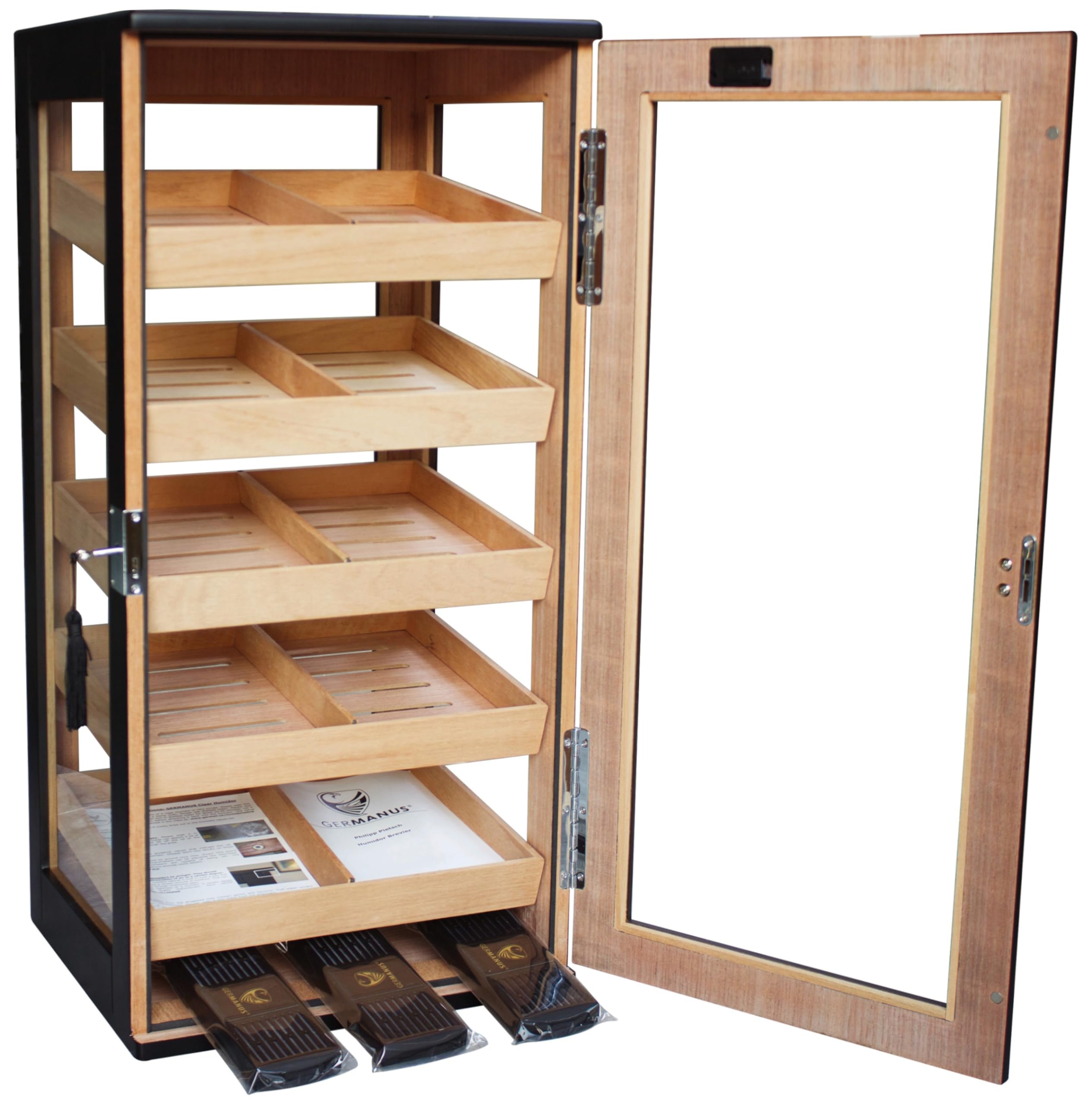 GERMANUS Humidor armadietto 33 Nero