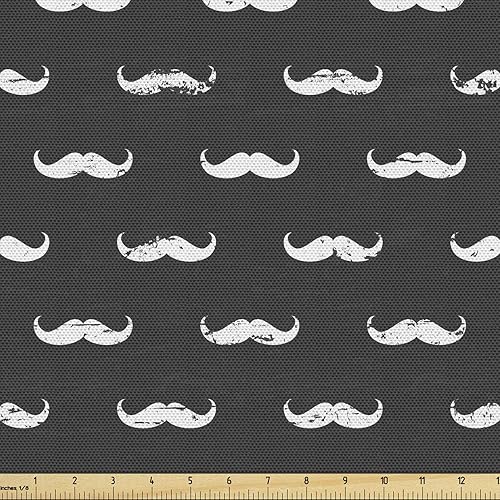 Miniatura 153 de Tela de panda Lunarable de The Yard, diseño de oso asiático con dibujos animados comiendo hojas y ramas, animal silvestre, tela decorativa para