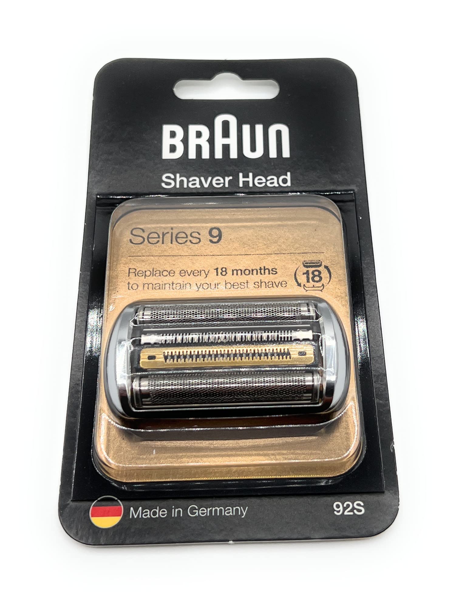 Cabezal de Afeitado original Compatible con Braun Series 9 Pro – Repuesto 92M, 94M, 92S y 92B