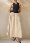 PRETTYGARDEN Maxi Dresses for Women 2026 Summer Casual Sleeveless Patchwork Flowy Vacation Sundress Knit Long Work Tank Dress