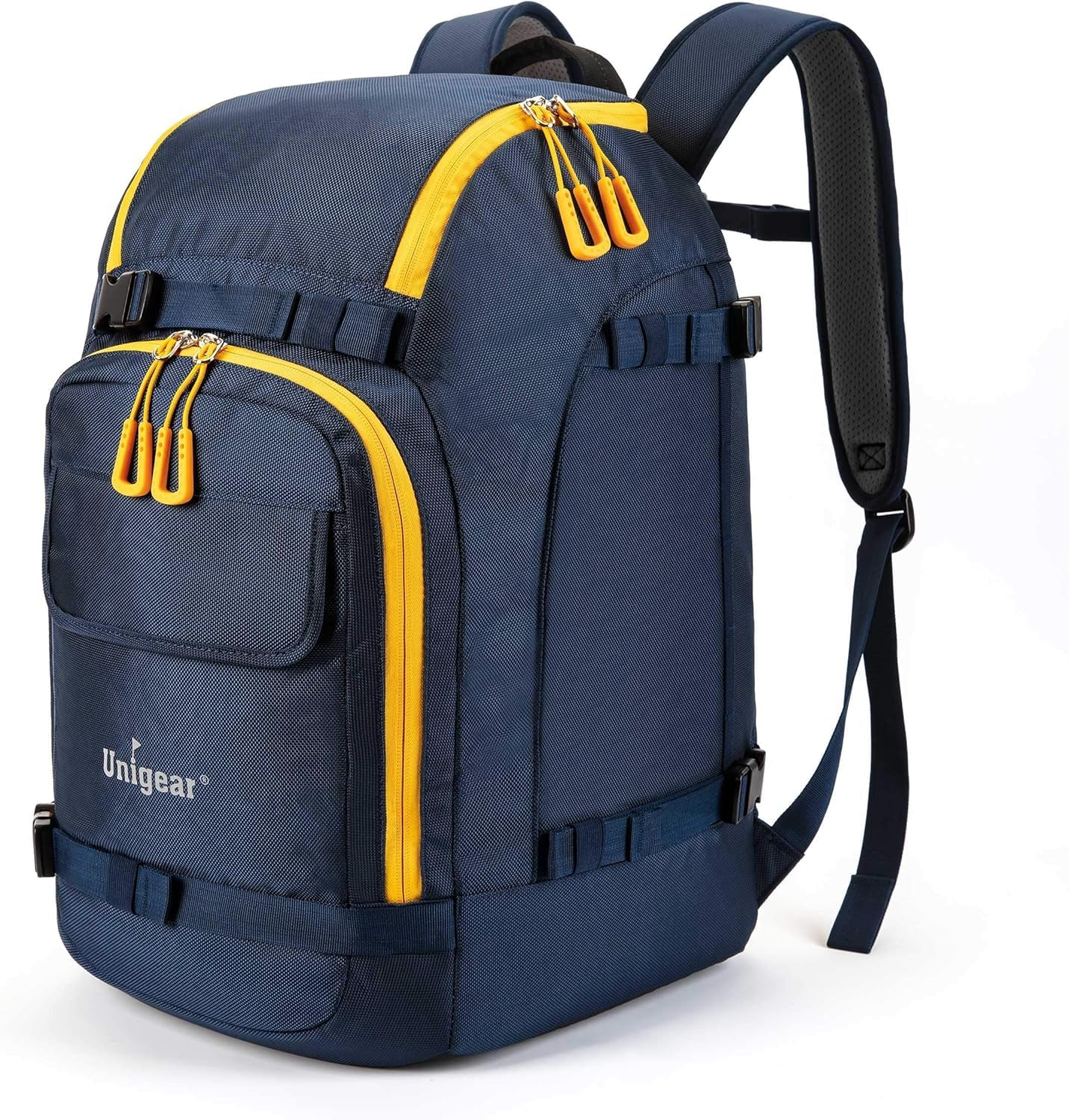 Unigear Skischuhtasche mit Helmfach und Rucksackgurten, Skirucksack Skischuhrucksack mit Helmtasche, Skitasche Skisack für Skistiefel, Schlittschuhe, Snowboard, Inline-Skates