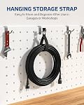DEWENWILS 50FT 16/3 Cord d'extension, Cord extérieur d'allonge avec sangle de rangement, 3 Plonger SJTW Câble d'alimentation souple résistant aux intempéries, 125V/13A/1625W, Noir, ETL Inscrit