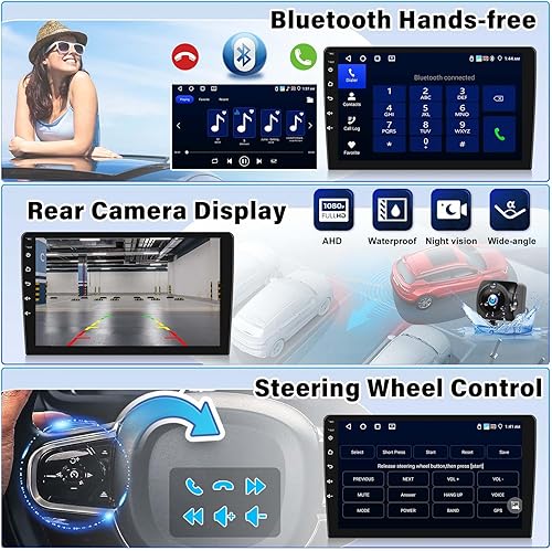 Miniatura 5 de UNITOPSCI 4G+64G para Subaru Impreza 2003-2006 Android 13 Radio estéreo inalámbrica CarPlay Android Auto navegación GPS 9 pulgadas pantalla táctil