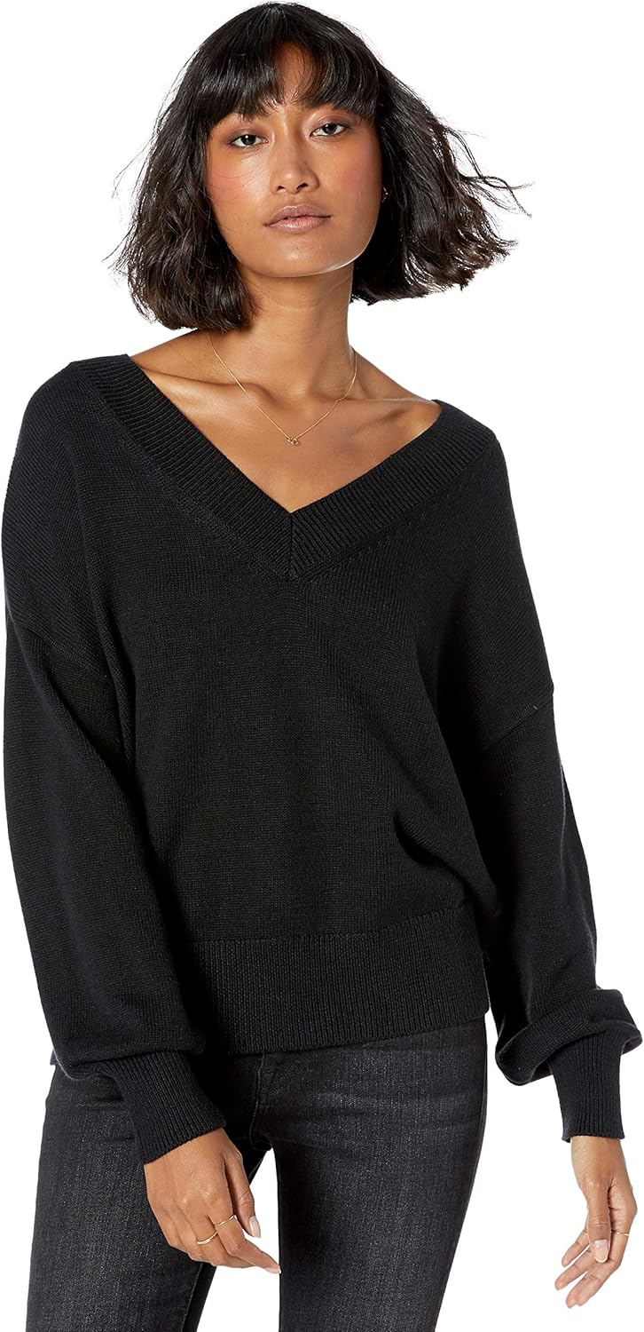 Slouchy v neck sweater Clearance