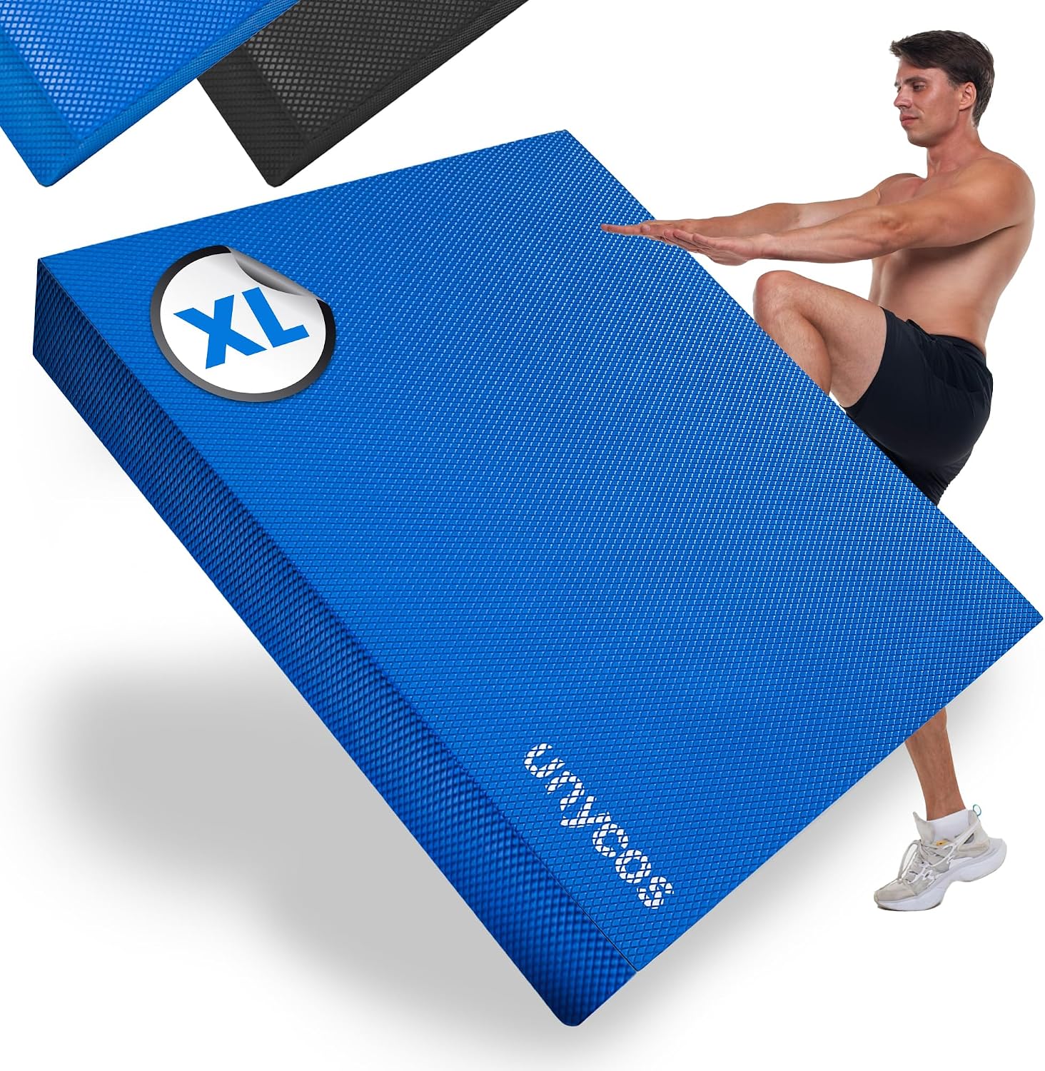 unycos - Almohadilla de Equilibrio Antideslizante, Balance Pad de TPE Propioceptivo【Soporta 150 kg】Cojín de Fitness Ideal para Yoga, Pilates, Meditación y Entrenamiento