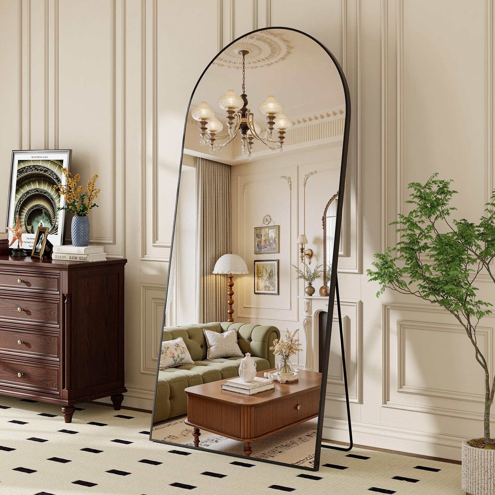 Photo 1 of Krymnar 76"x35" Arched Full Length Mirror