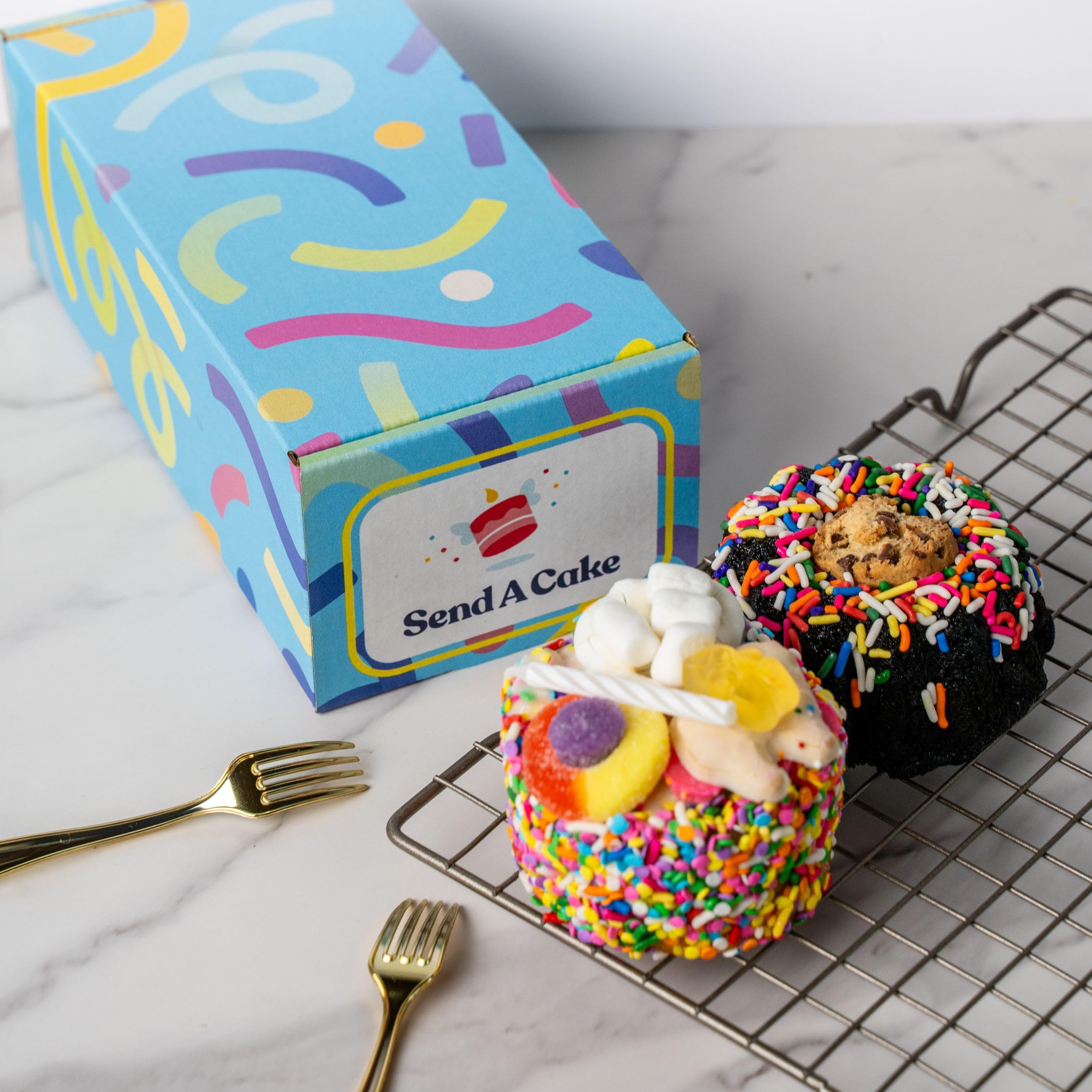 Amazon.com : Birthday Cake Duo Pack with Decadent Chocolate Chip