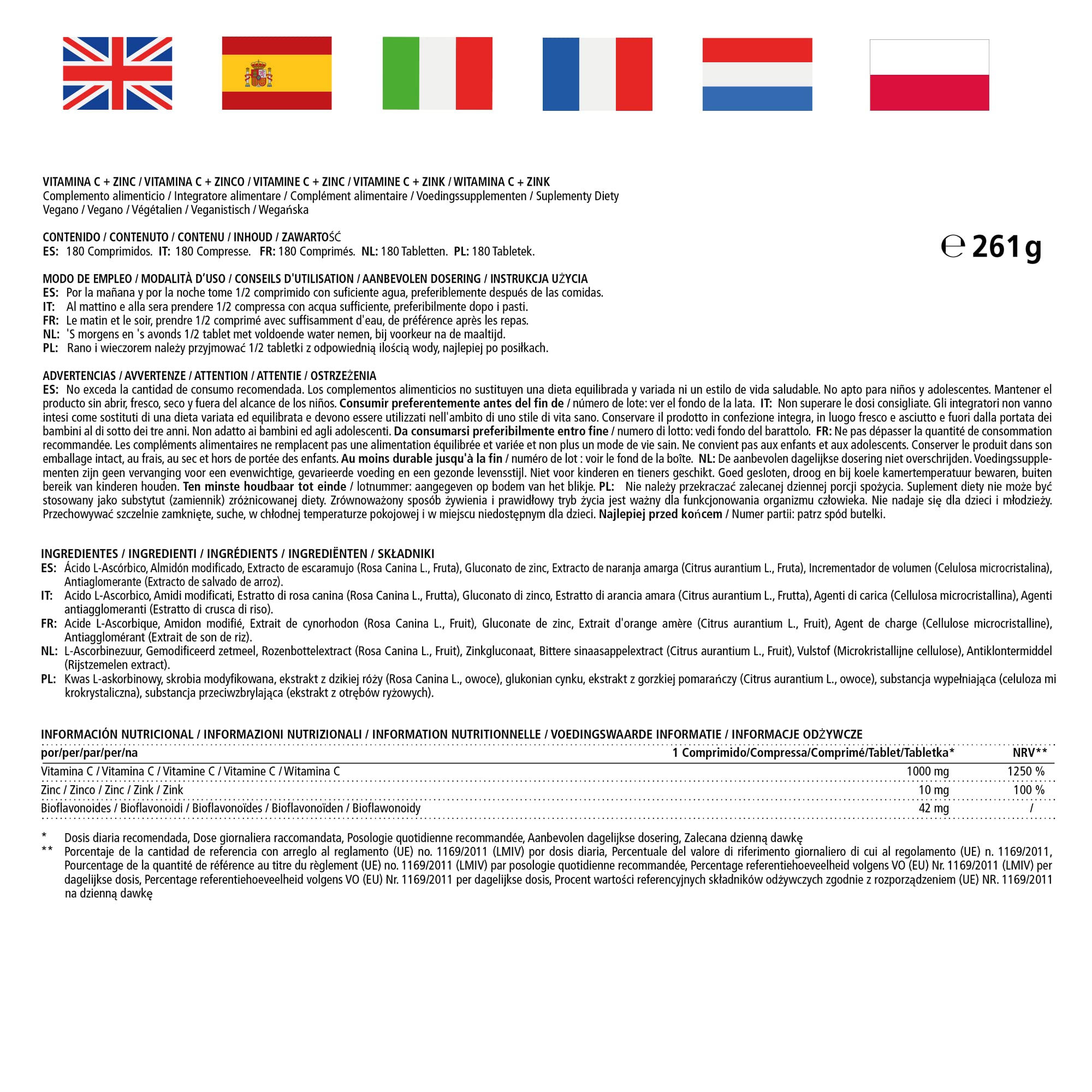 Vitamaze® Biotin 10000 mcg High Dose + Selenium + Zinc for Hair Growth