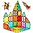 FNJO Magnetic Tiles, Magnet Building Set,60 PCS Building Blocks Set STEM Preschool Montessori Toy for Kids Boys Girls