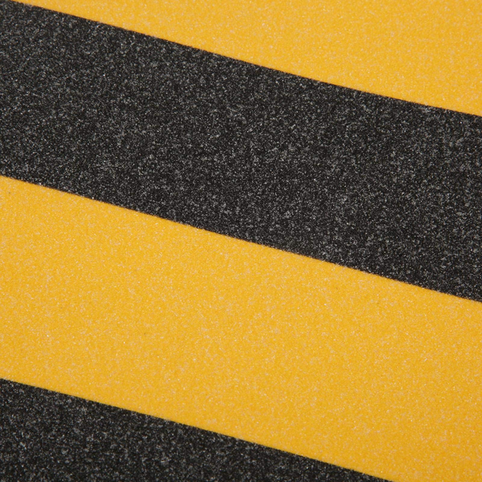 Nastro adesivo antiscivolo, nastro di trazione a strisce Nastro colorato per l'impugnatura del piede per gradini di sicurezza per scale 20 cm x 5 m