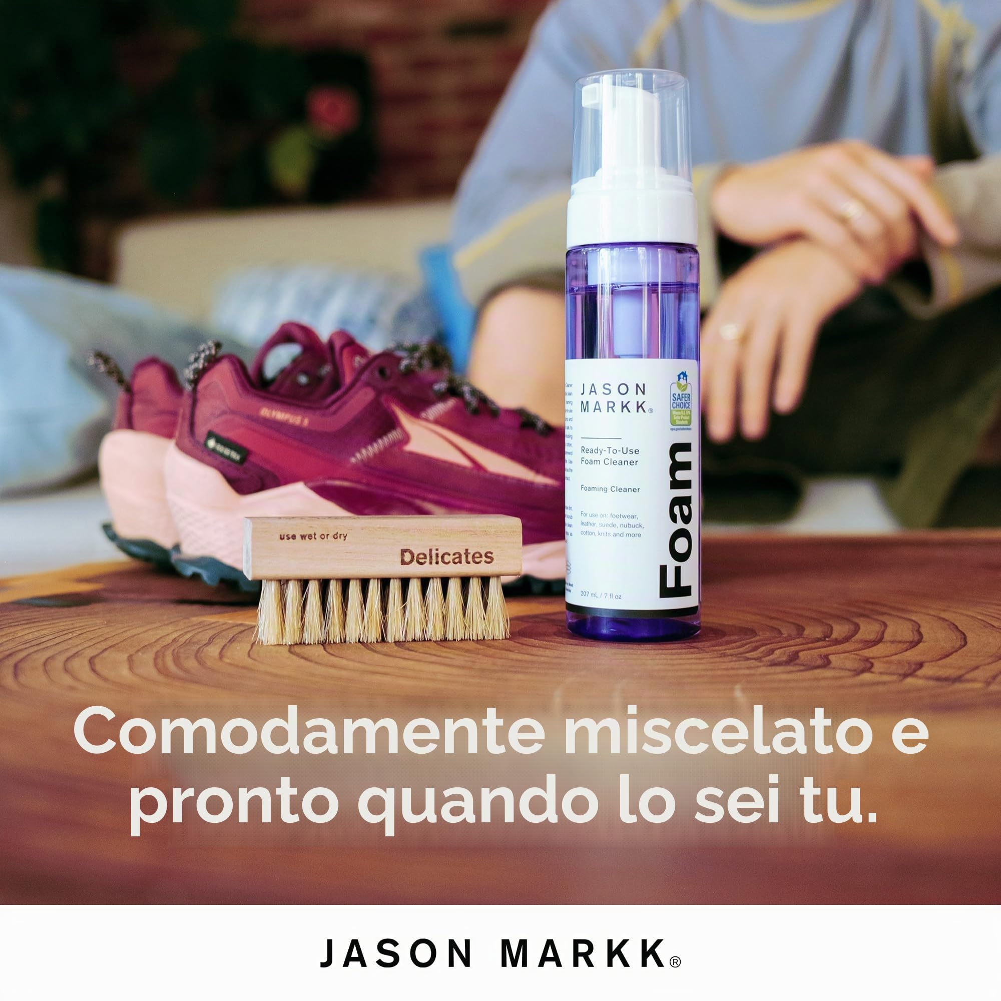 Jason Markk Unisex Premium Shoe Cleaning Kit Repellent Brush for Sneakers