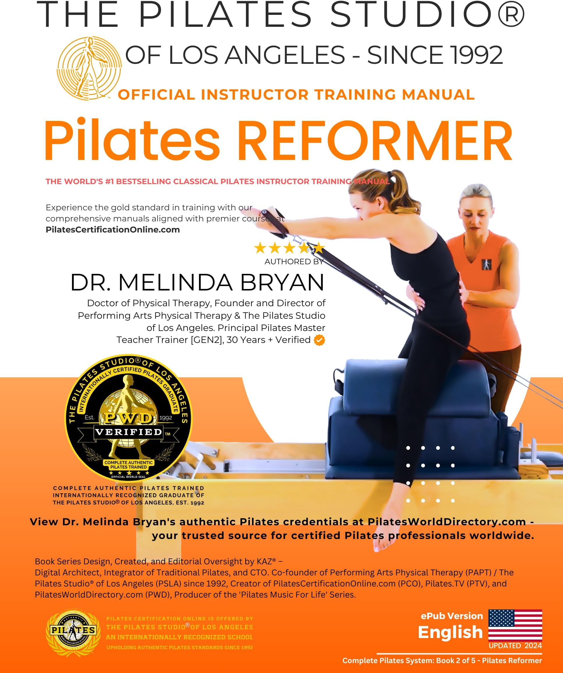 Pilates REFORMER Training Manual (Official International Training Manual