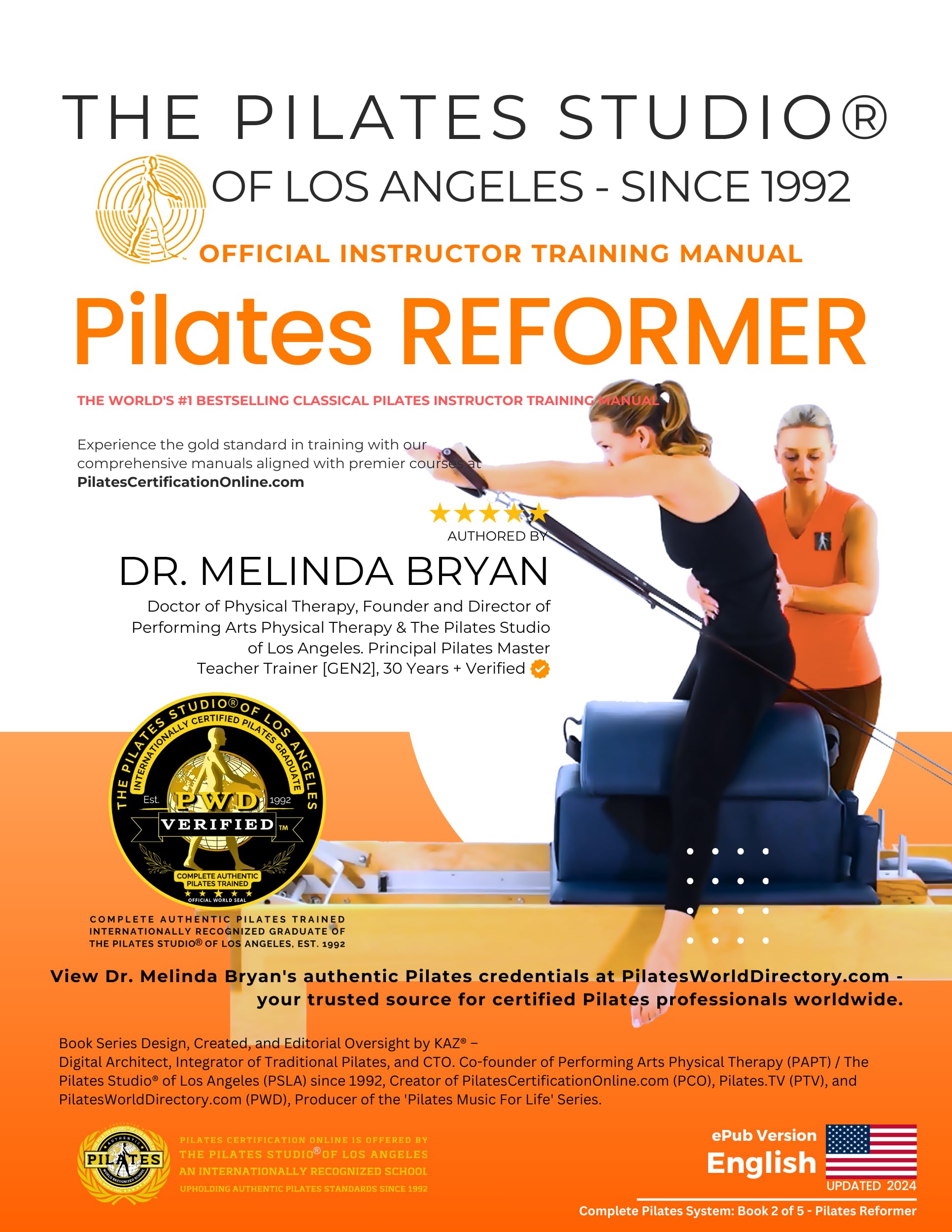 Pilates REFORMER Training Manual (Official International Training Manual
