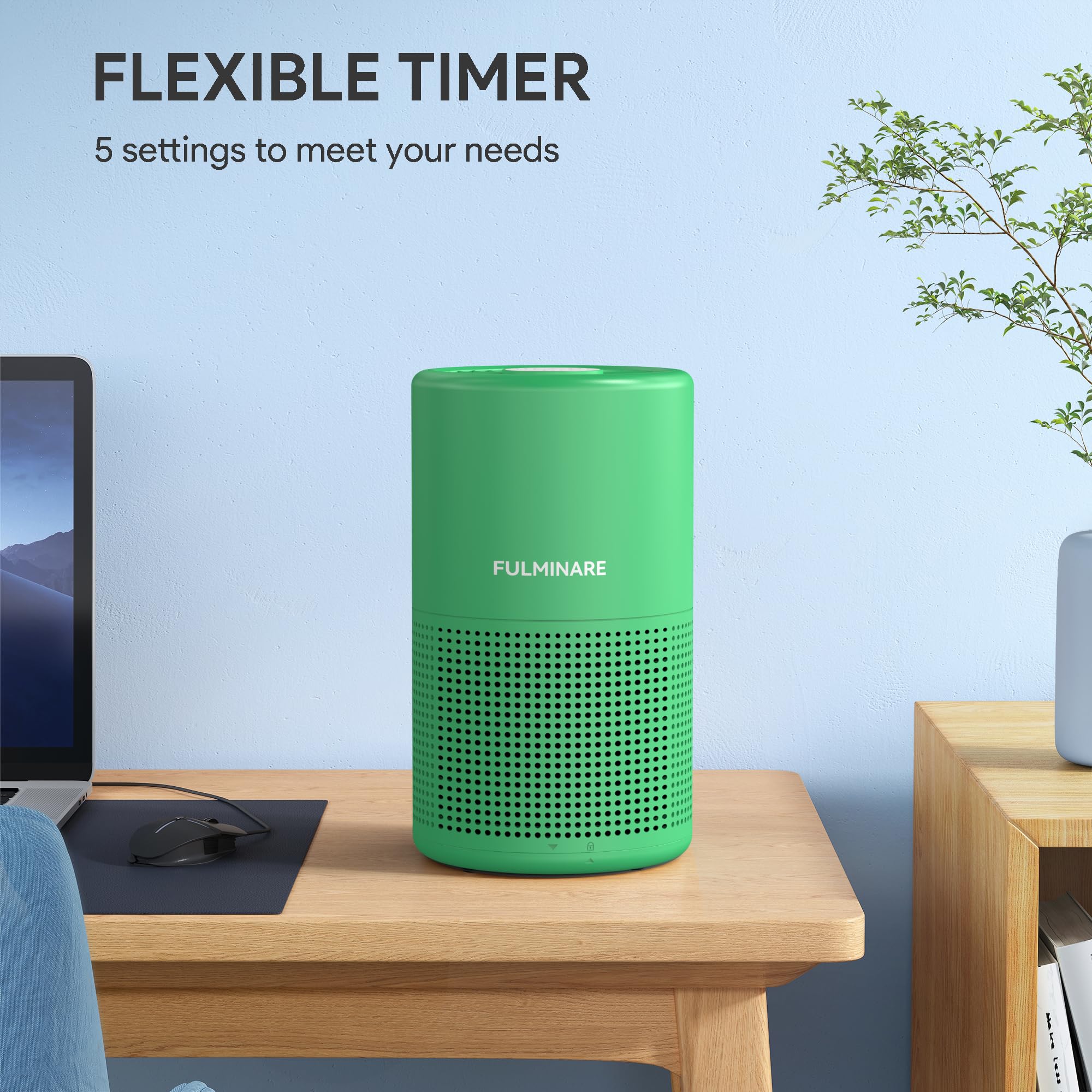 FULMINARE Air Purifiers for Home Bedroom H13 HEPA Air Filter view 3