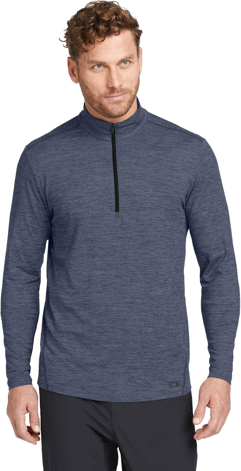 OGIO Unisex Force Quarter Zip | Long Sleeve Athletic Shirt, Lightweight Pullover for Running, Golf & Casual Wear - Image 2