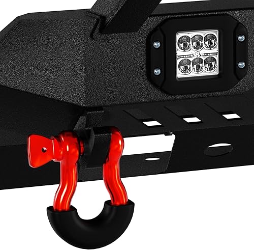 Vista 43 de Parachoques trasero todoterreno compatible con camioneta Toyota Tundra 2007 2008 2009 2010 2011 2012 2013 parachoques de ancho completo con placa