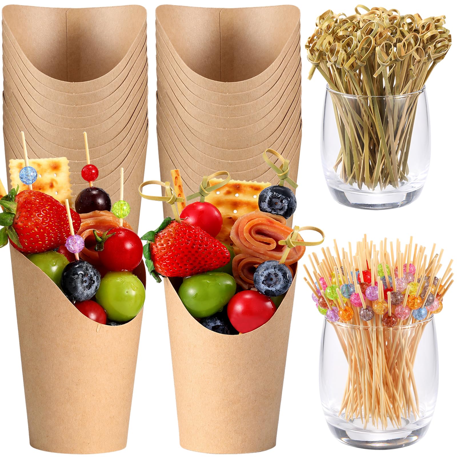Amazon.com: 12Oz Charcuterie Cup Set, 100 Pcs Cups with 200 Pcs