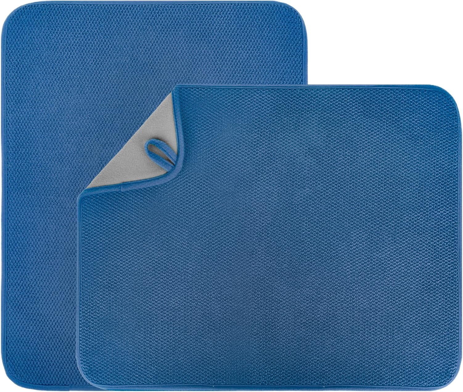 2 Pack Dish Drying Mats for Kitchen Counter, 20*15 Inch