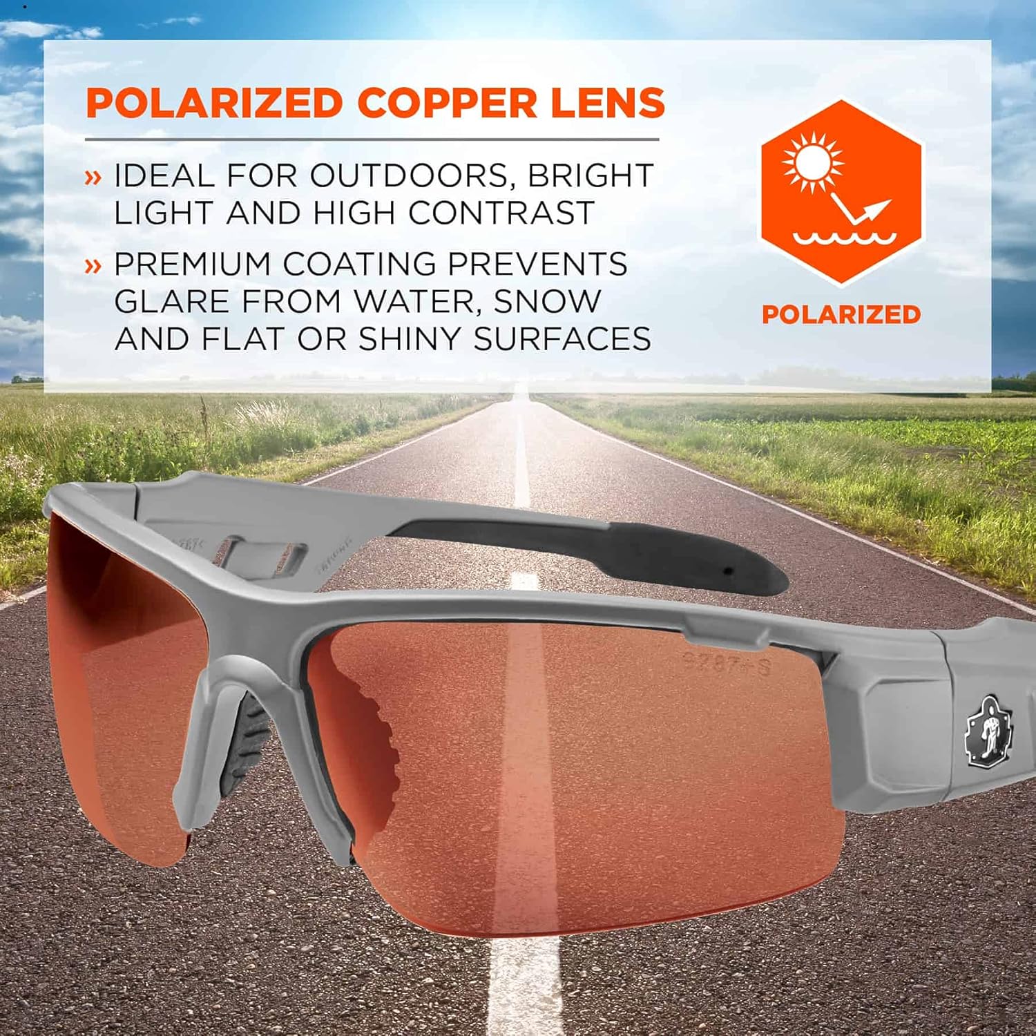 copper lens sunglasses