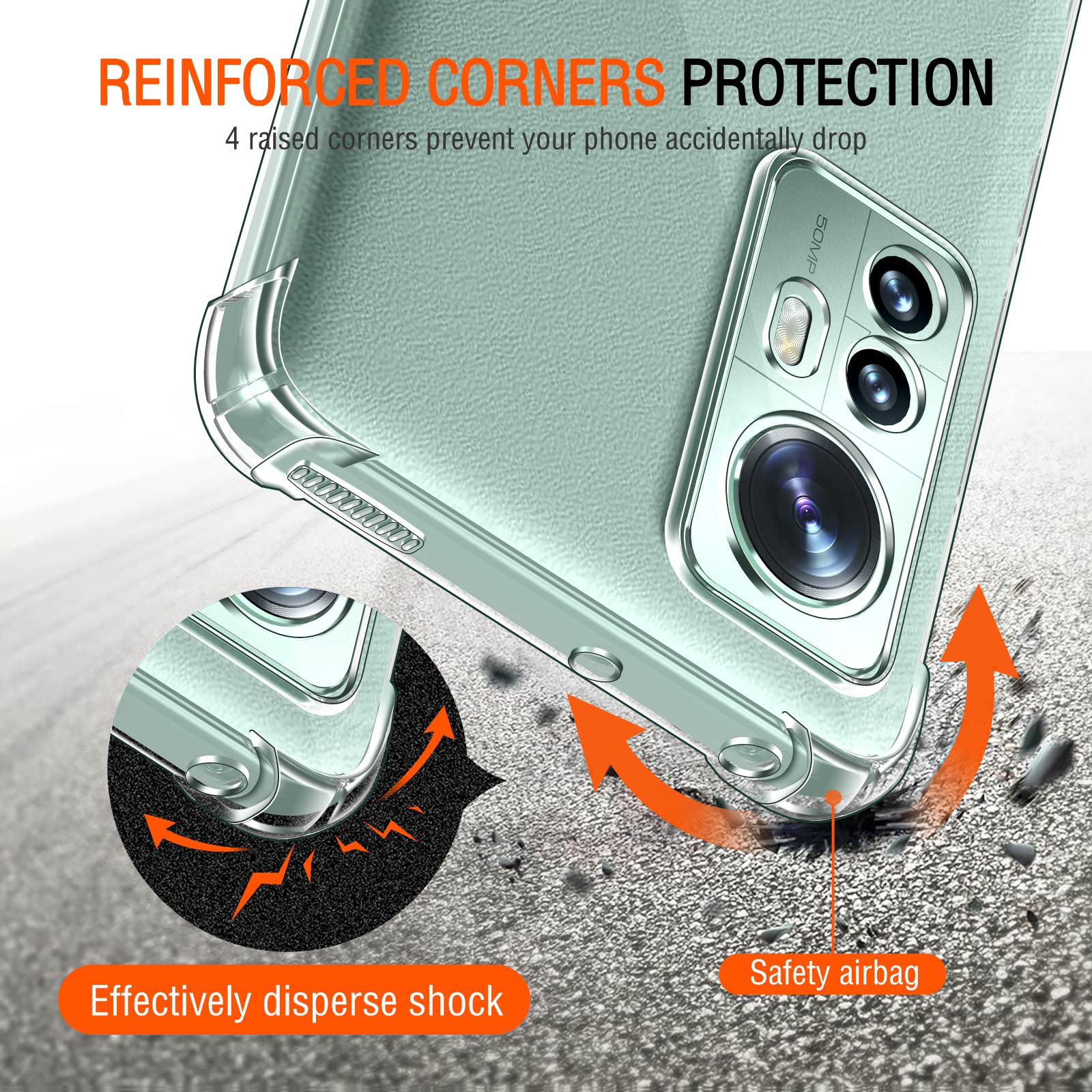 Ivoler Coque Pour Xiaomi 12 / Xiaomi 12X, Ultra Transparent