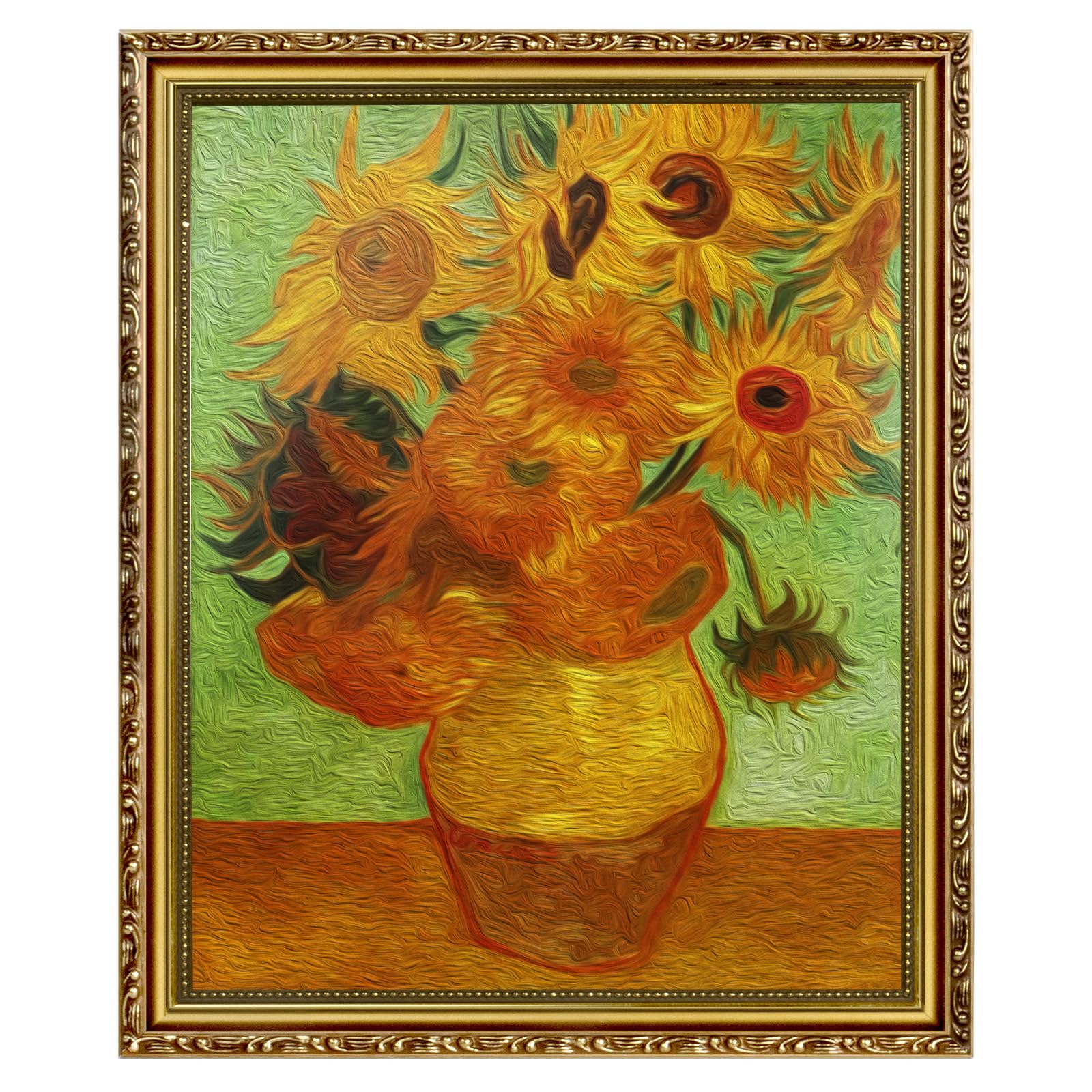 FJXMFRAME Gold 11x14 Picture Frame Vintage Wood Baroque Design for Wall Hanging, Antique Ornate Photo Frame Fits 8x10 with Mat for Wall Art and Prints