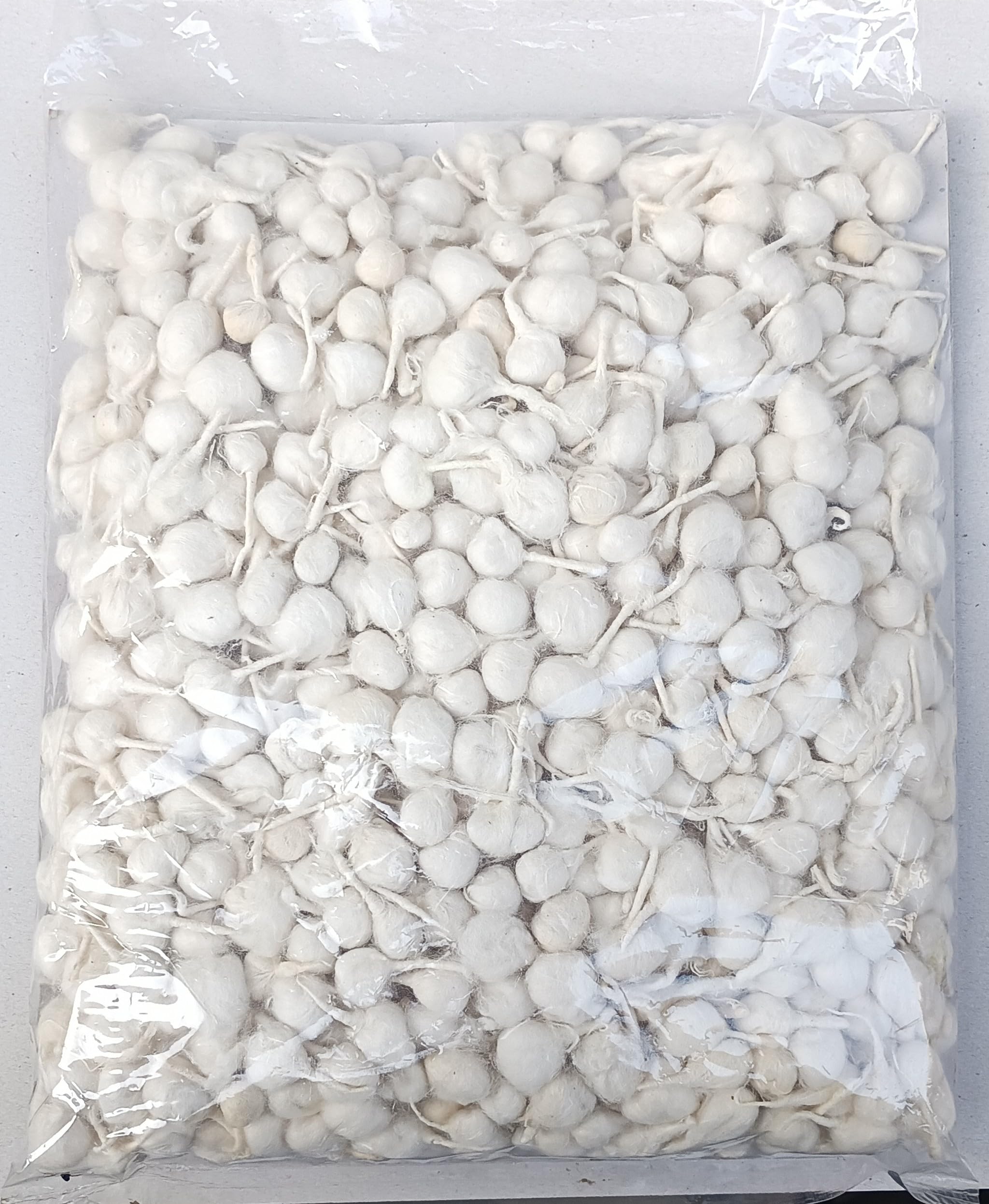 Pure Cotton Round Puja Batti, 100% Natural Cotton Wicks for Diya and Lamp, Pack of 1000-image-17