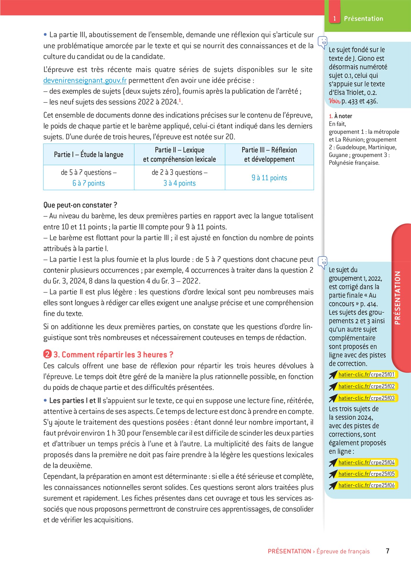 Français - CRPE 2026-2027 - Epreuve écrite d'admissibilité - L3 et M2