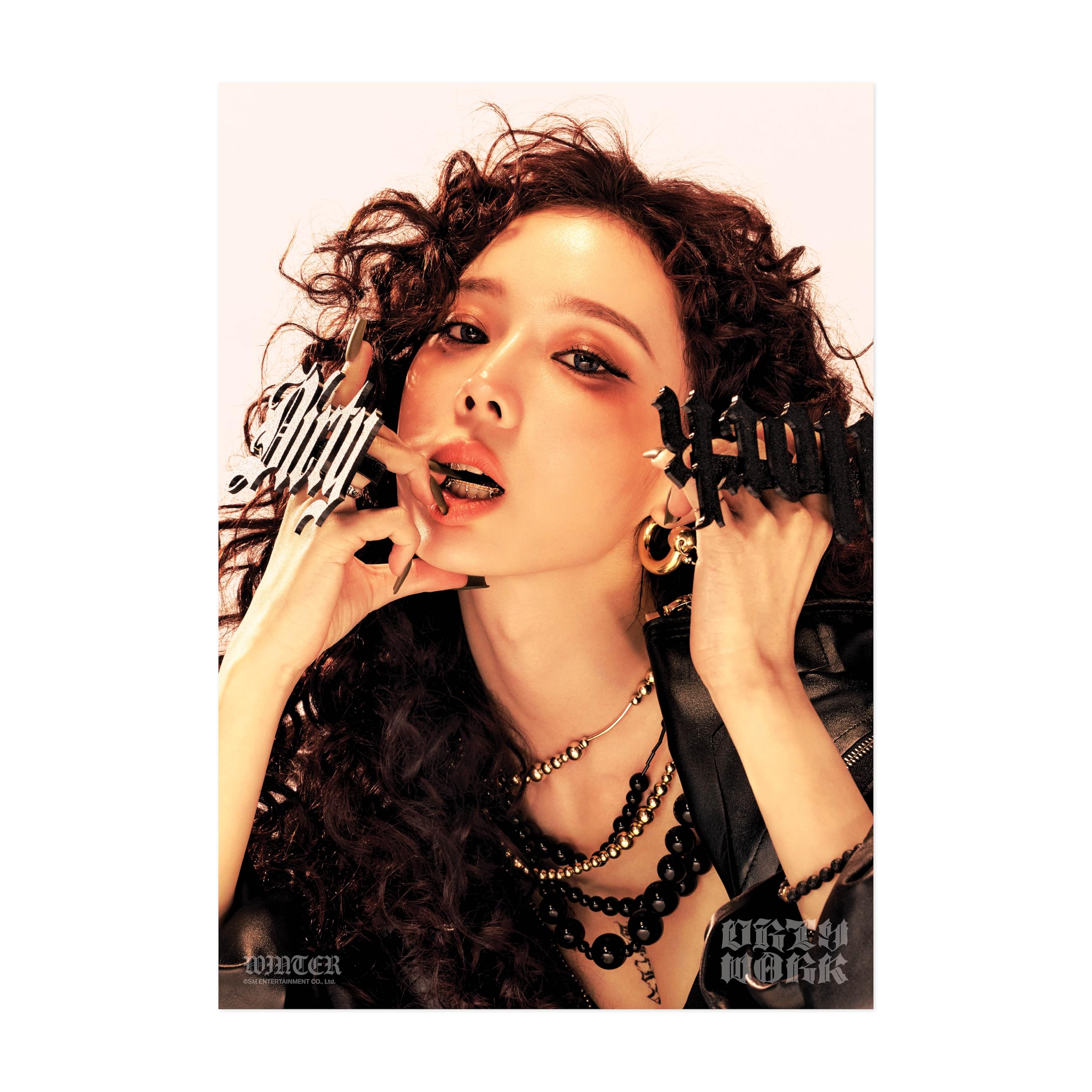 Amazon.com: aespa Official Merch Dirty Work A4 Photo