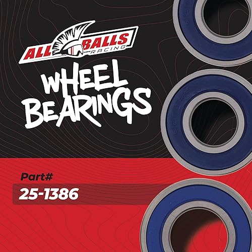 Miniatura 2 de All Balls Racing 25-1386 Kit de rodamientos de rueda compatible con/reemplazo para Kawasaki