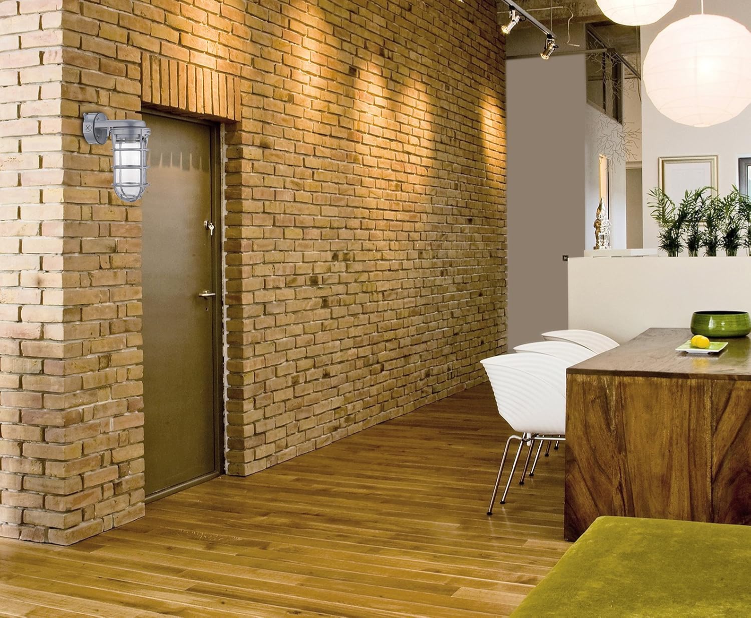 Lithonia Lighting OLVTWM M6 Wall Mount LED Vapor Tight, 600 lumens, 4000K, 15 Watts, 120 volts, Gray