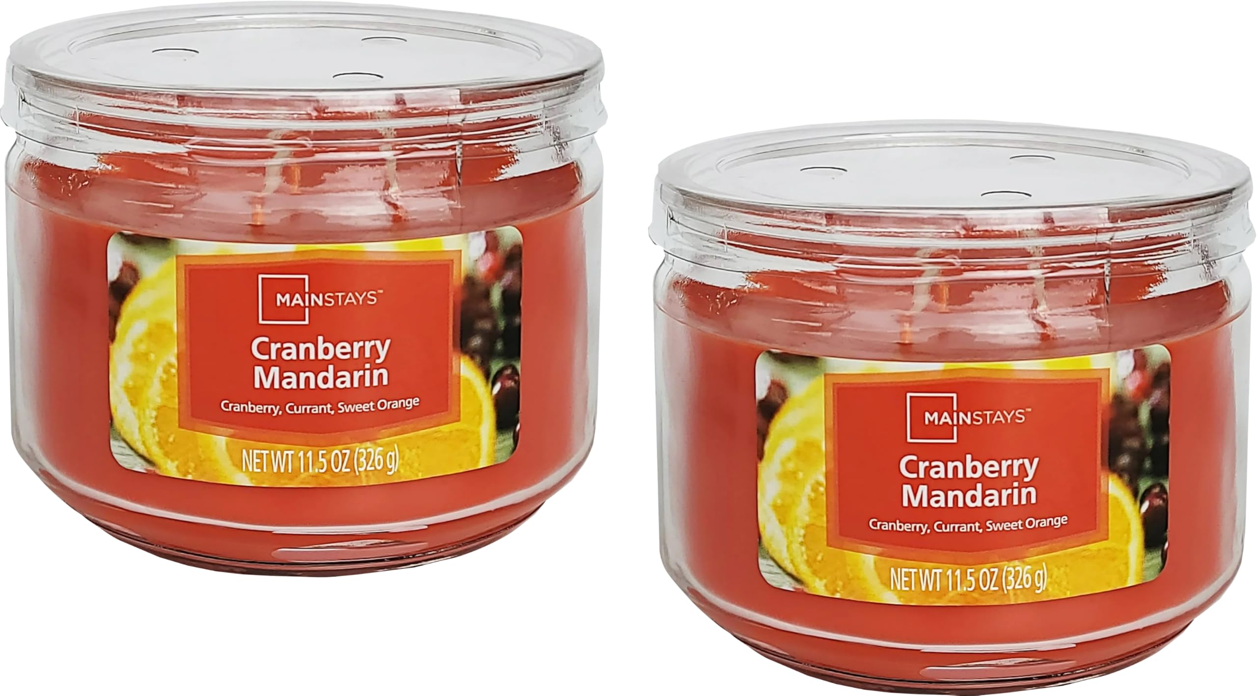 クリーミー　マダラ＆ハシラマ Amazon.com: Mainstays 11.5oz Scented Candle 2-Pack (Cranberry