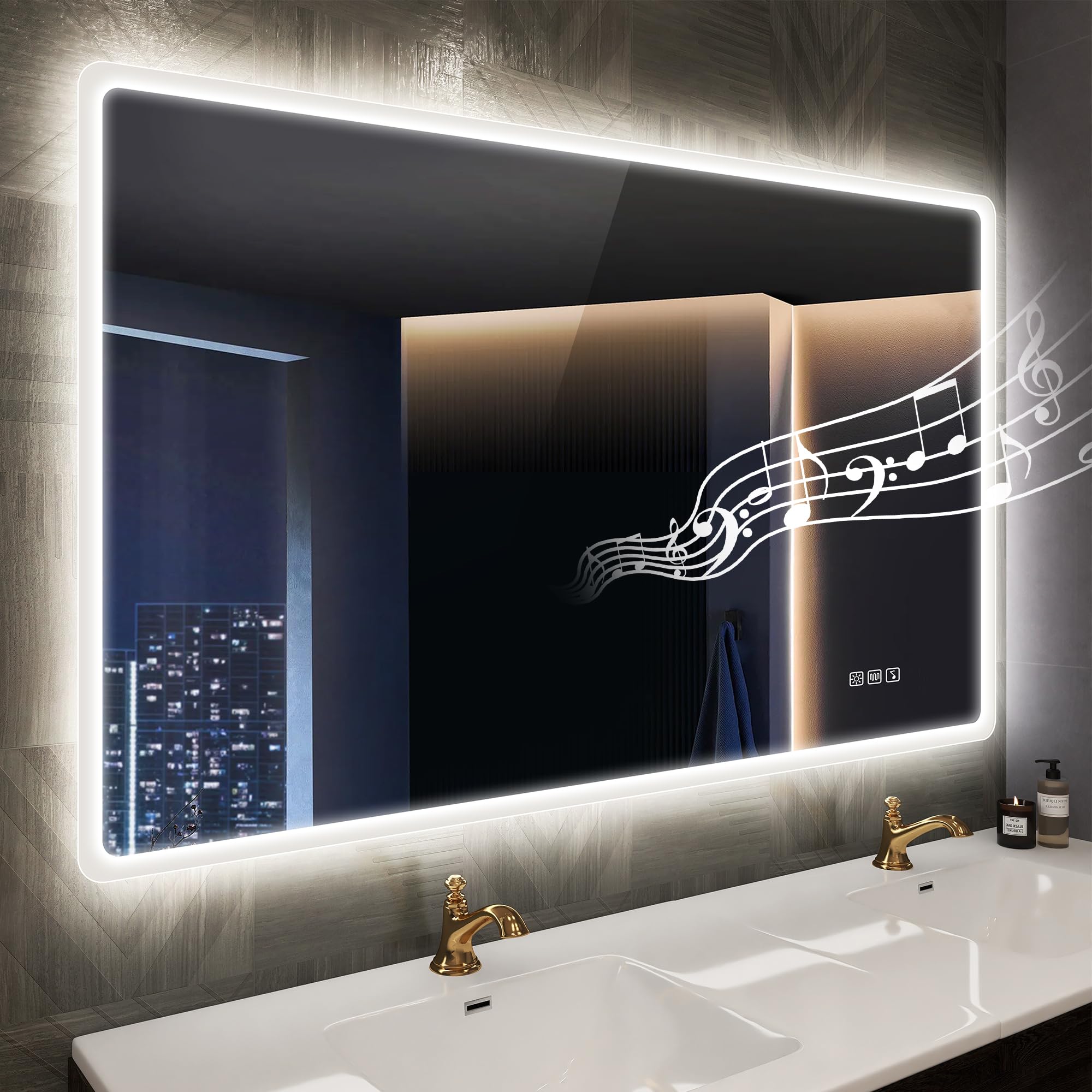 STARLEAD 40x28 LED Bathroom Mirror