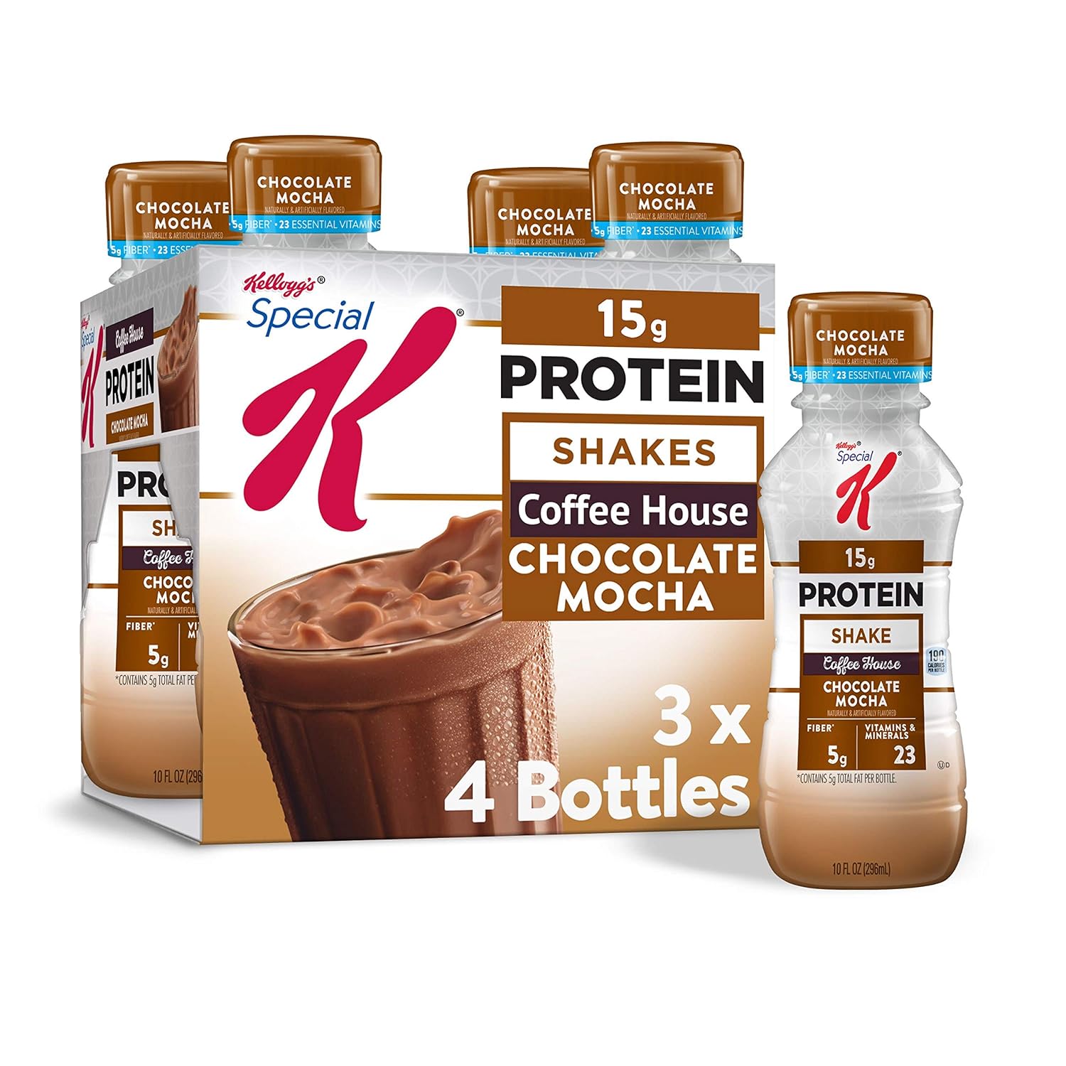 Kellogg's Special K, Protein Shakes, Milk Chocolate, 40fl oz (3 Count) : Everything Else