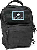 Vista 4 de Come and Take It - Bolsa de pañales para chupete, parche de PVC con gancho y bucle Divertido parche táctico