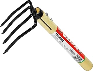 Senkichi Ninja 4-tine Rake for clam digging (Japan Import)