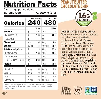 Lenny And Larry's Complete, Peanut Butter Chocolate Chip, 1356 g, 12 Count