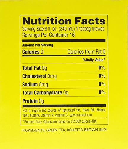 Miniatura 2 de Dynasty Té Genmai-Cha de arroz tostado, 96 unidades, paquete de 6