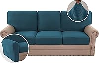 Vista 204 de H.VERSAILTEX Multi-Pieces Sofa Covers Stretch Couch Covers Form Fitted Seats and Back Cushions Covers