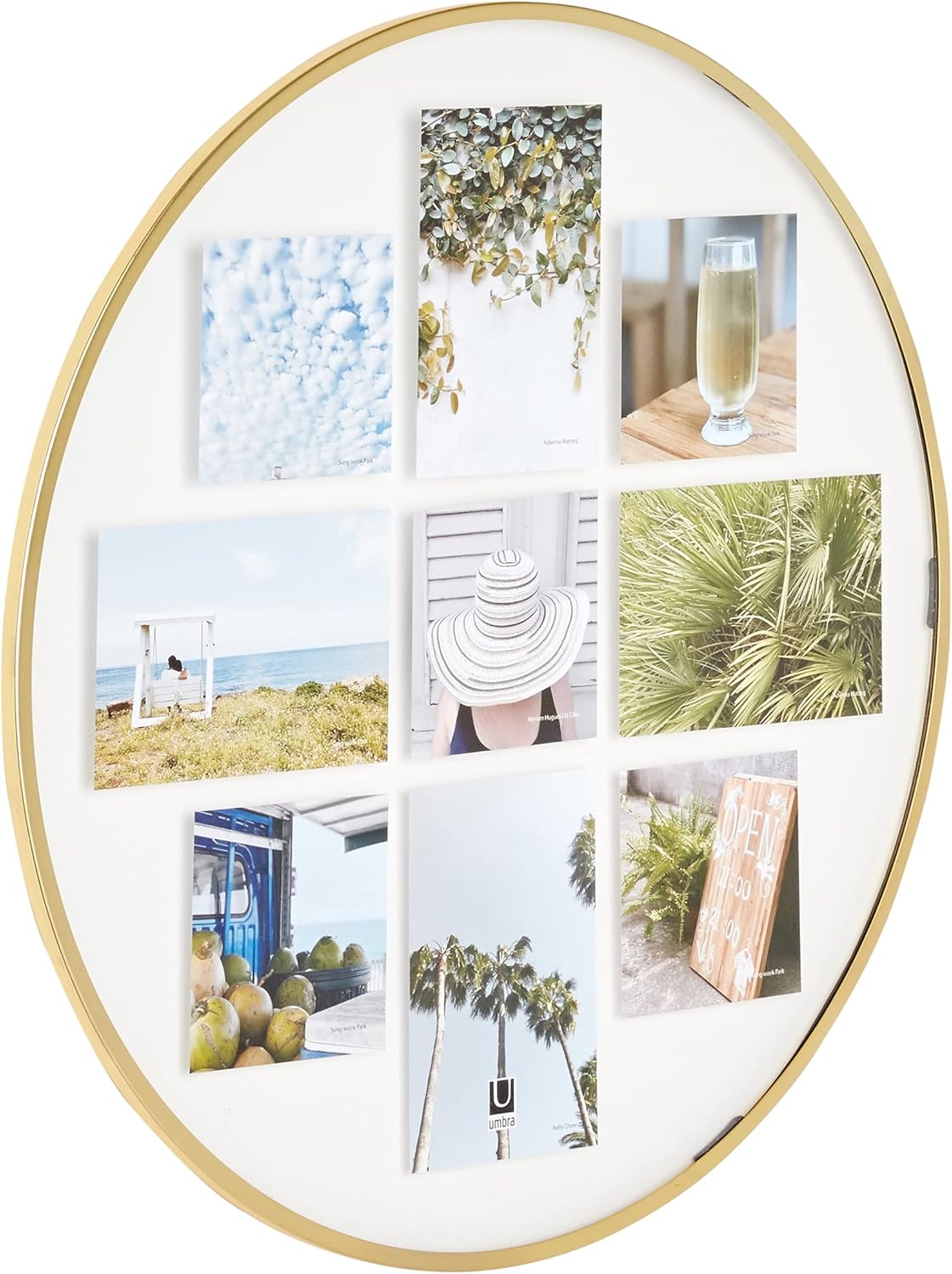 Umbra Picture Frame, Floating Photo Display for Desk or Wall, Brass, Multi Amazon.co.uk Home