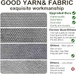 GOCAN Brazilian Double Hammock 2 Person Extra Large Canvas Cotton Hammock for Patio Porch Garden Backyard Lounging Outdoor and Indoor (Grey)