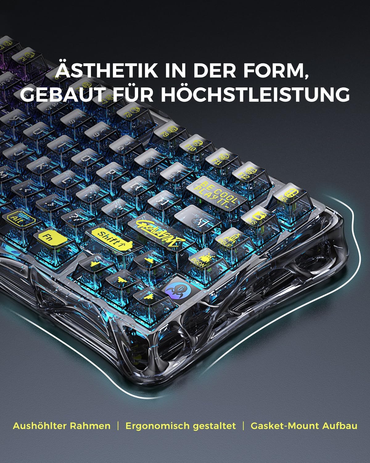 GravaStar Mercury K1 Lite kapcsolók és szerkezet