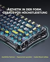 GravaStar Mercury K1 Lite 75% Wireless Gaming Billentyűzet RGB Háttérvilágítással 3