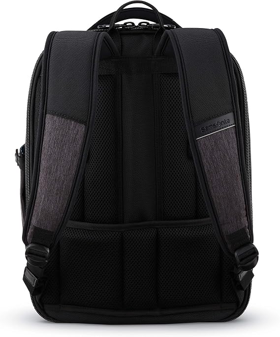 Samsonite Pro Slim Backpack ، مظلل رمادي / أسود ، مقاس واحد