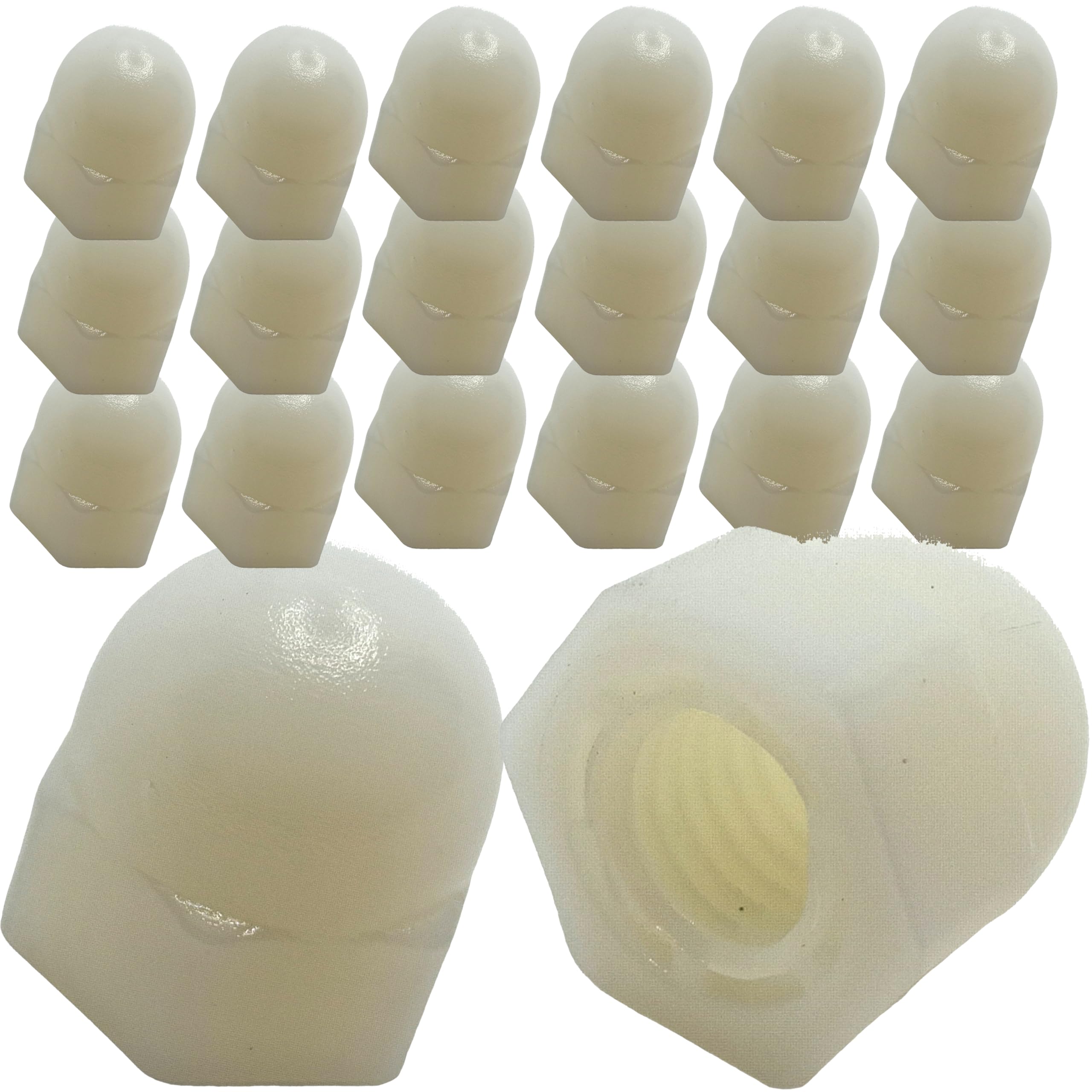 M4 Dome Nuts Nylon 66 material natural finish DIN 1587 (Pack of 20)