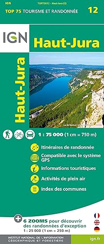 IGN Haut-Jura - Carte topographique