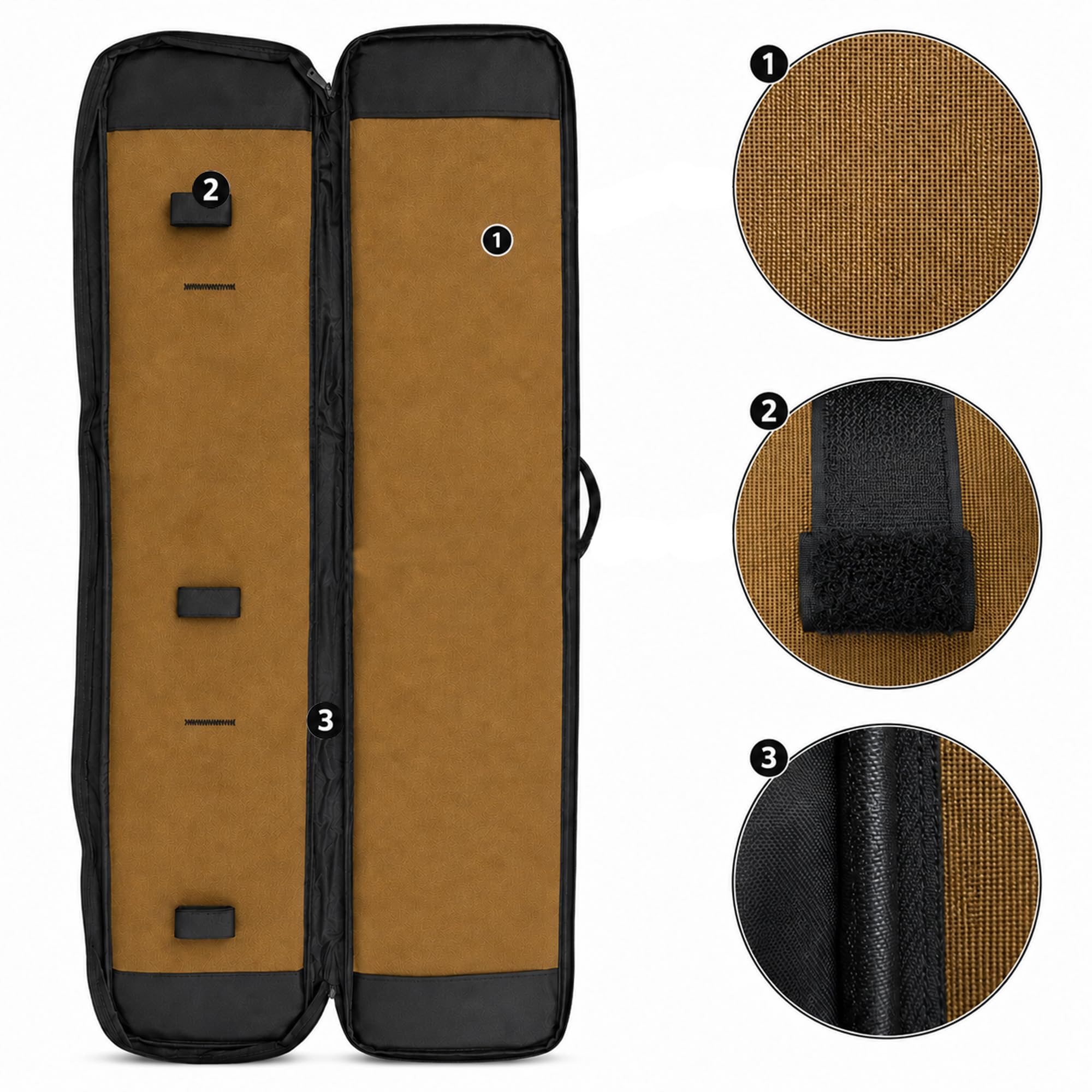 Hema Schwerttasche, Fechten, langes Schwert, zwei, Tasche, tragbarer Griff, Doppelschwert-Tasche, Hema Langschwert-Aufbewahrungstasche